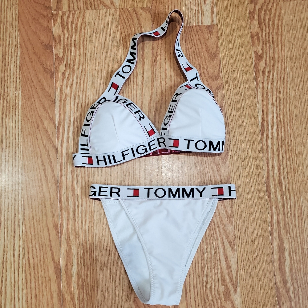 NWOT: White Tommy Hilfiger Bikini